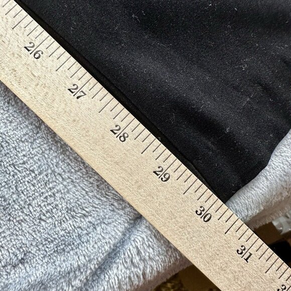 Coldwater Creek Bootcut Trouser Size 14 Black Flat Front, Side Pockets Tab Front - Picture 4 of 12